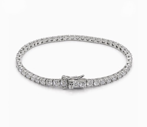 Bracciale tennis moissanite - bracciale,