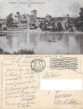 Torino. Villaggio e Castello Medievale. Viaggiata 1917