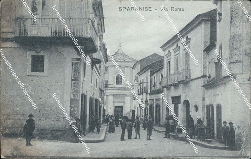 Bq607 cartolina sparanise via - sparanise,