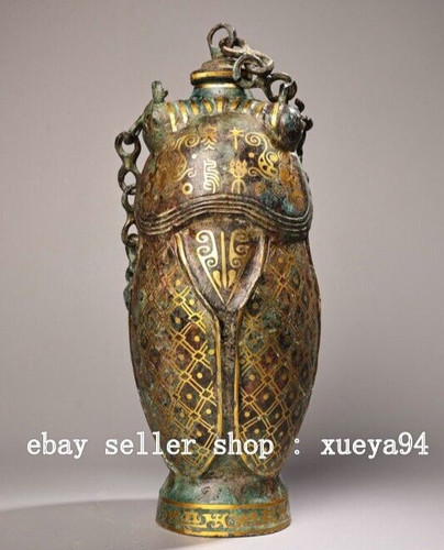 Vaso portatile cina bronzo - portatile,