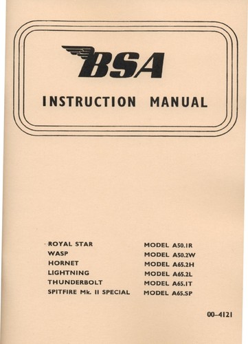 Bsa a65 a50 motorcycle - a50,