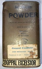 VECCHIA SCATOLA DI LATTA POLVERE DA SPARO "COPPAL EXCELSIOR" DA GRAMMI 250 Gr