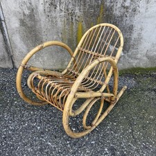 Sedia dondolo vintage - a,