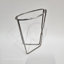 NOS Vintage 1930s–50s Chrome Wire Bottle Bidon Cage Downtube/Handlebar Eroica #5
