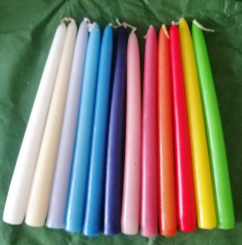 Set candele coniche cera - coniche,