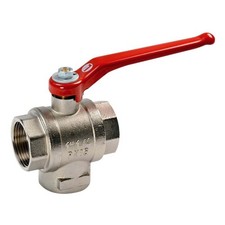 Valvola a sfera ottone 3 vie
