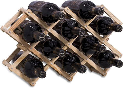 Portabottiglie vino pieghevole - portabottiglie,
