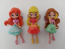 Rainbow Winx Magic Glitter 3 Personaggi Stella Bloom Flora con ali
