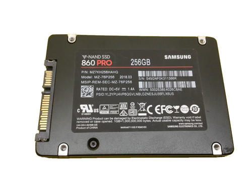 Samsung 860 pro 256 - pro, gb