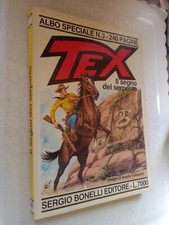 TEX ALBO SPECIALE N.3 TEXONE - IL SEGNO DEL SERPENTE - BUONO (T18)