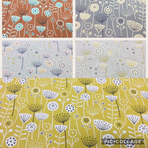 Tessuto cotone floreale