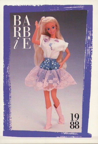 Barbie trading card moda - trading,