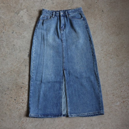 Cottagecore prairie denim maxi - cottagecore,