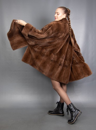 7660 cappotto visone glamour - 7660,