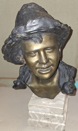 Scultura bronzo antica - in,