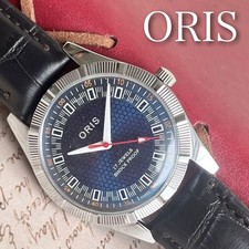 Orologio uomo OH Oris vintage carica manuale anni 80 41mm cinturino pelle usato