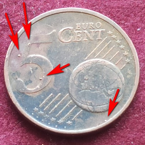 Moneta rara centesimi - rara, euro