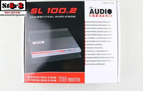 Audio system 100 - system, sl
