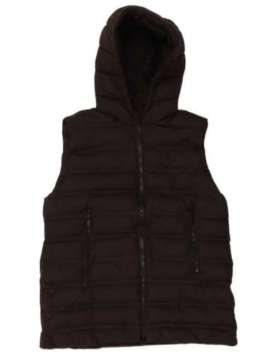 Gilet imbottito con cappuccio
