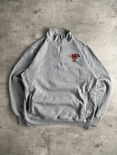 FELPA RUSSELL ATHLETIC MEZZA ZIP GRIGIA RICAMO KELL LARGE