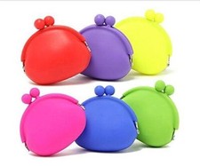 PORTAMONETE PORTA MONETE BORSELLINO IN SILICONE POCHETTE