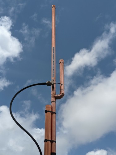 Antenna pole per banda cm - j-pole,