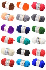 GOMITOLI DI LANA ACRILICHE DA 40 G 45-50 M CONFEZIONE DA 10 PEZZI (TOTALE 400 G)