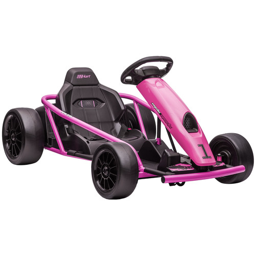 Kart elettrico rosa 115cm - elettrico,