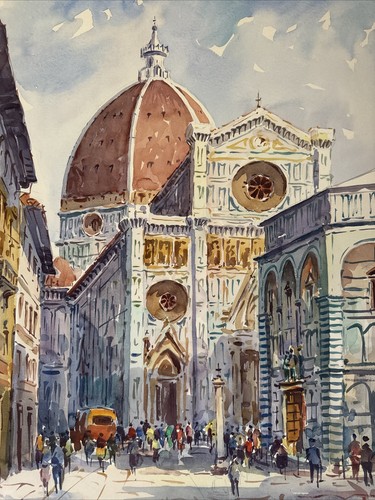 Quadro impressionista vintage - quadro,