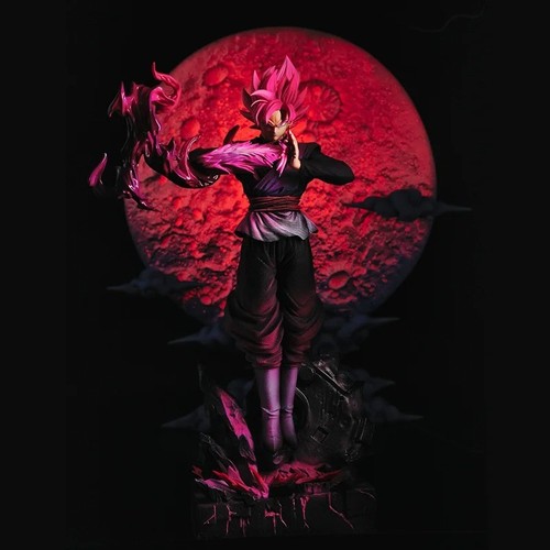 Figurine black goku - figurine, lune