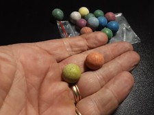 15 VECCHISSIME BIGLIE IN PIETRA DA COLLEZIONE VARI COLORI