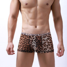 Boxer uomo stampa leopardata