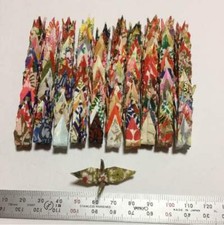 Carina mini gru origami fatta a mano 100 carta artigianale dal GIAPPONE spedi...