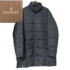 MONCLER Cappotto imbottito marrone con etichetta 3 pepe Giappone