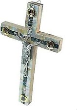 Croce di Gerusalemme in legno