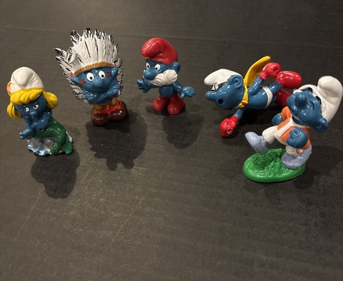 Figurine puffi 1981 peyo - puffi,