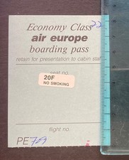 Biglietto aereo BOARDING PASS