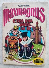 MAXMAGNUS 1 C'era una volta un re ADESIVO Editoriale Corno 1979
