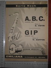 EMILIANA ED. MUSICALI - Serie Rock - A.B.C. (Vetri) - GIP (Zaffiri) - 1965