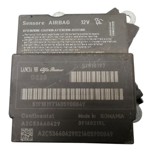 Centralina airbag fiat - airbag, punto