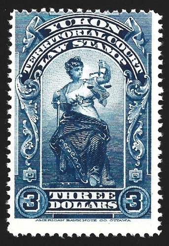 Canada 1902 yukon revenue 3 - revenue, $3