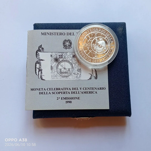 500 lire 1990 argento - 500,
