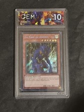 LA FINE DI ANUBIS -YUGIOH!- GRADED CARD 10 -NO PSA BGS - RARA SEGRETA - ITALIANO