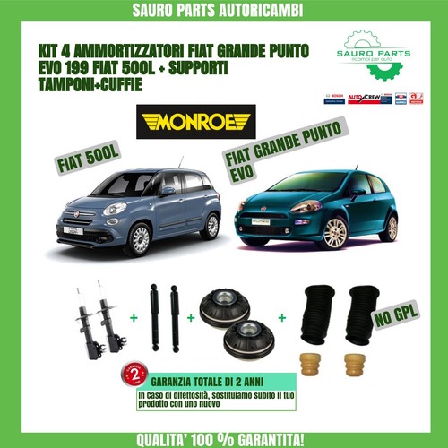 Kit ammortizzatori fiat - ammortizzatori,