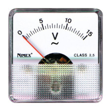 Voltmetro analogico ferro