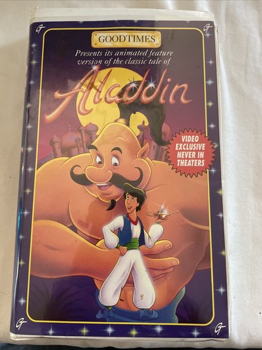 Aladdin goodtimes vhs - aladdin,