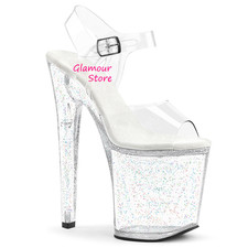 Sexy SANDALI GLITTER Tacco 20