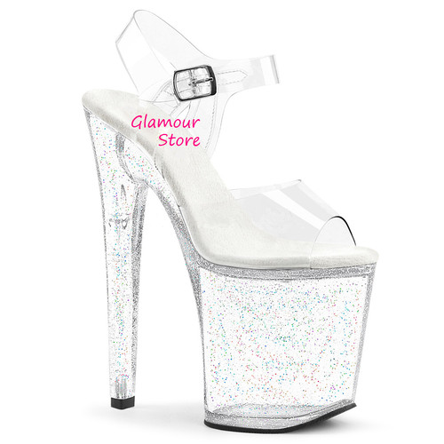 Sexy sandali glitter tacco - sexy,