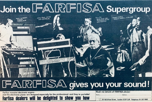 Organi farfisa originali 1971 - organi,