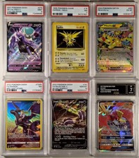 Pokemon x6 Cards Mixed Lot PSA GMA Vintage Full Art Holo Mint Illustration Rare